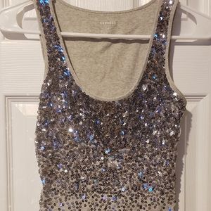 Sequin tank top